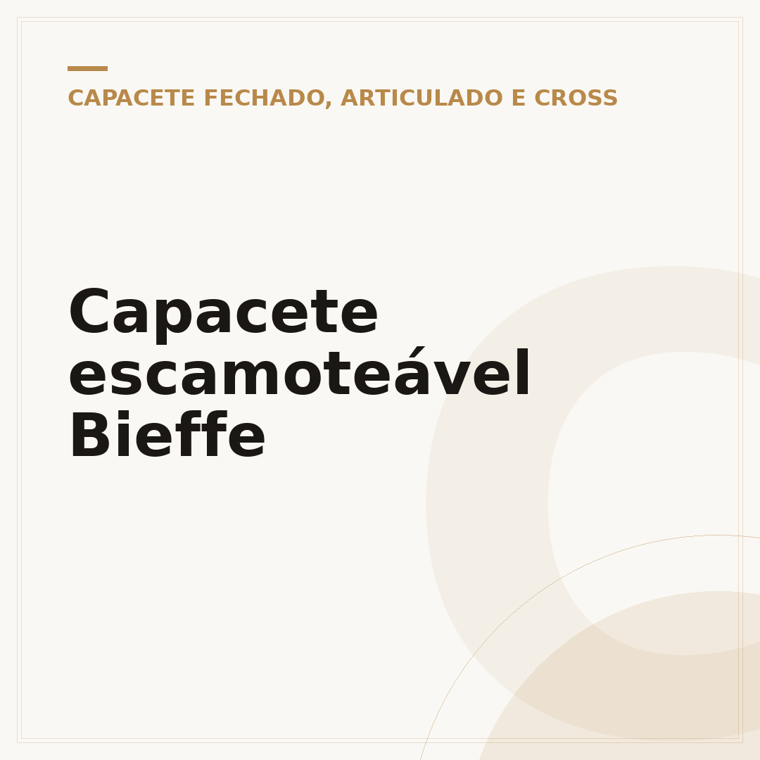 Capacete escamoteável Bieffe