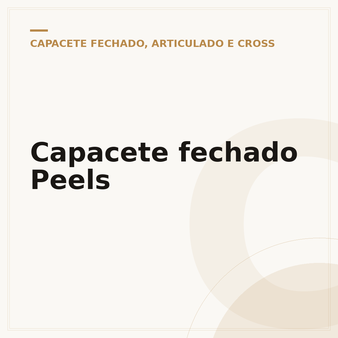 Capacete fechado Peels