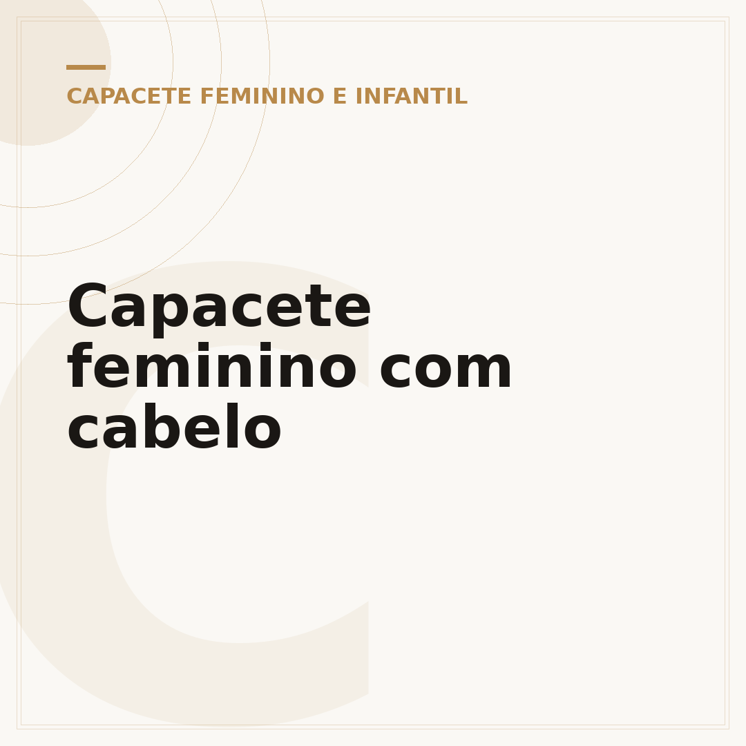 Capacete feminino com cabelo