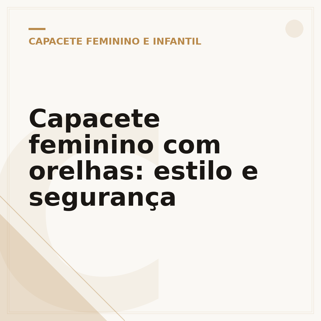 Capacete feminino com orelhas: estilo e segurança