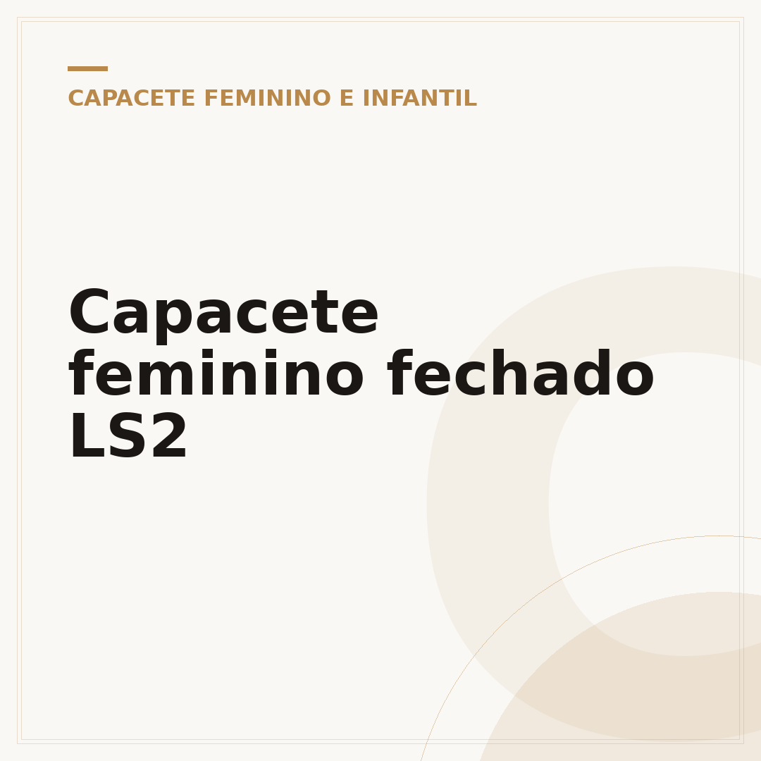 Capacete feminino fechado LS2