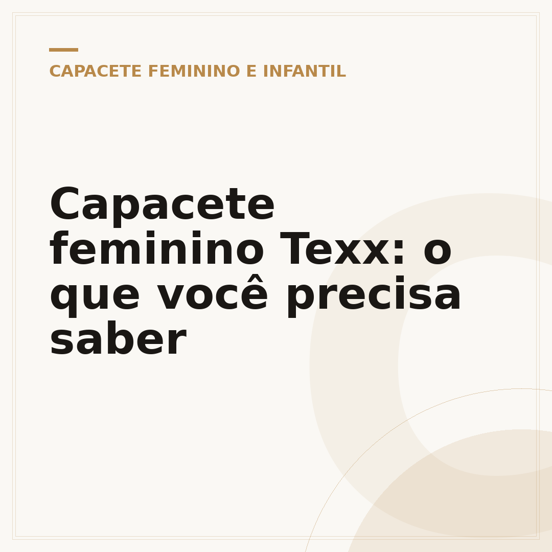Capacete feminino Texx: o que você precisa saber