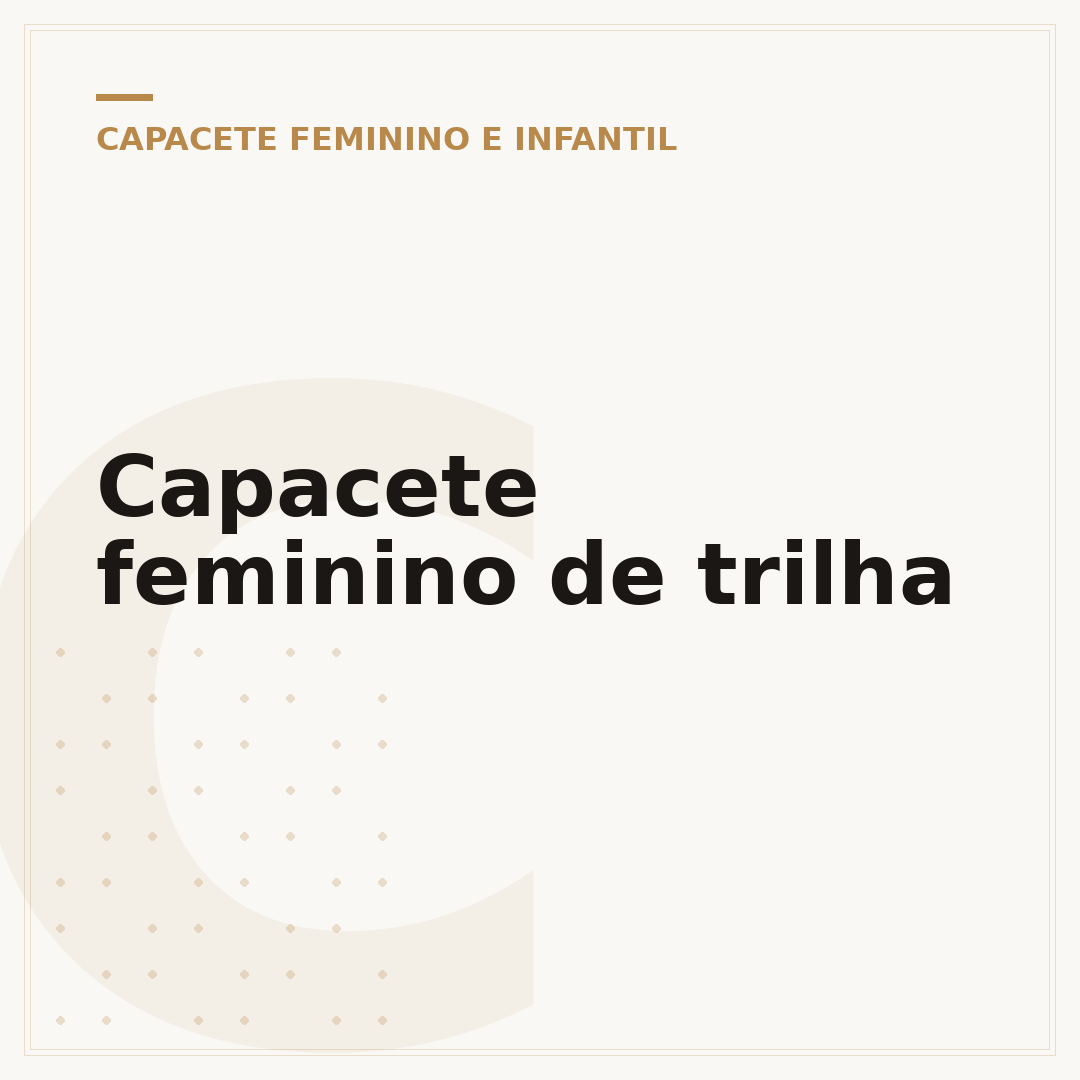 Capacete feminino de trilha