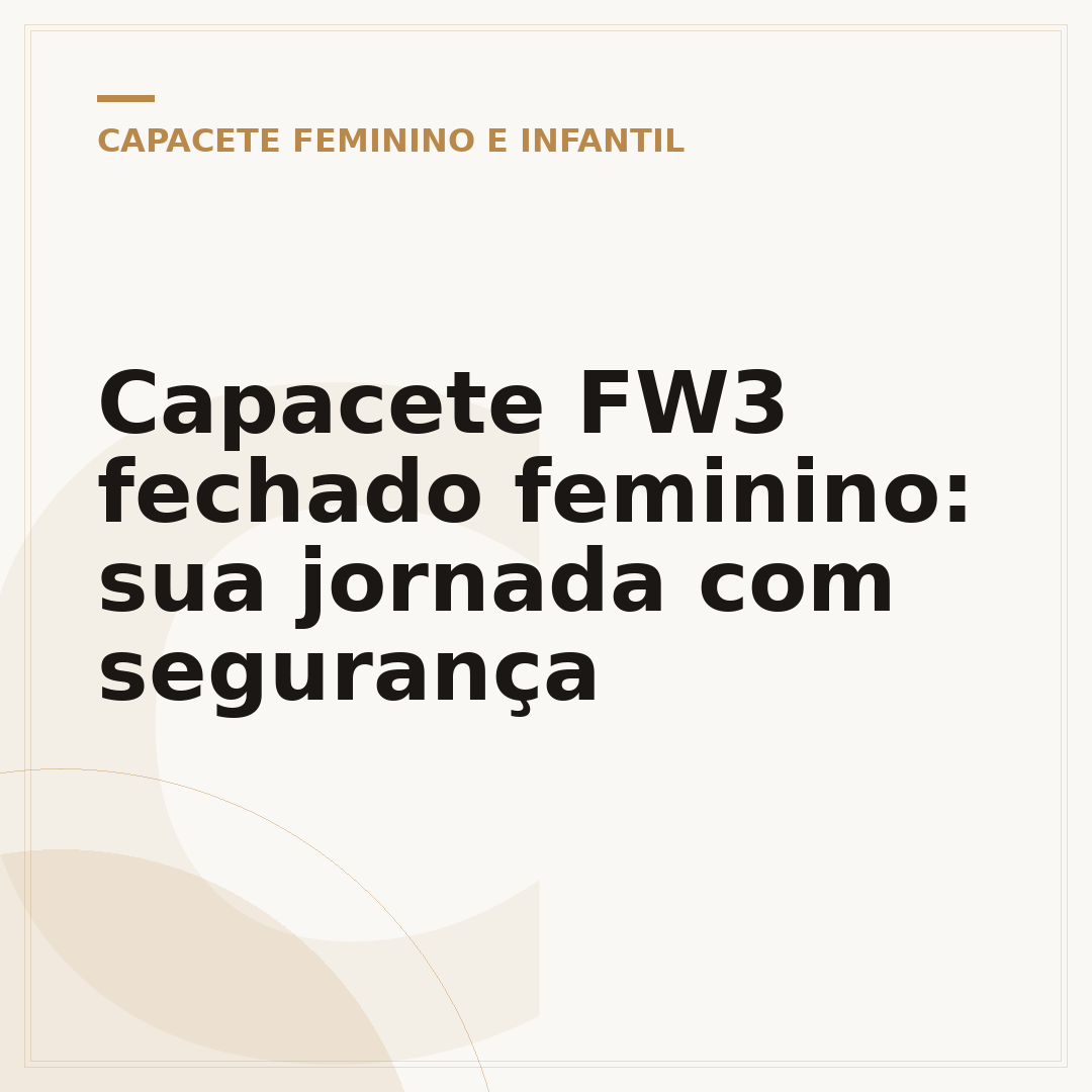 Capacete FW3 fechado feminino: sua jornada com segurança