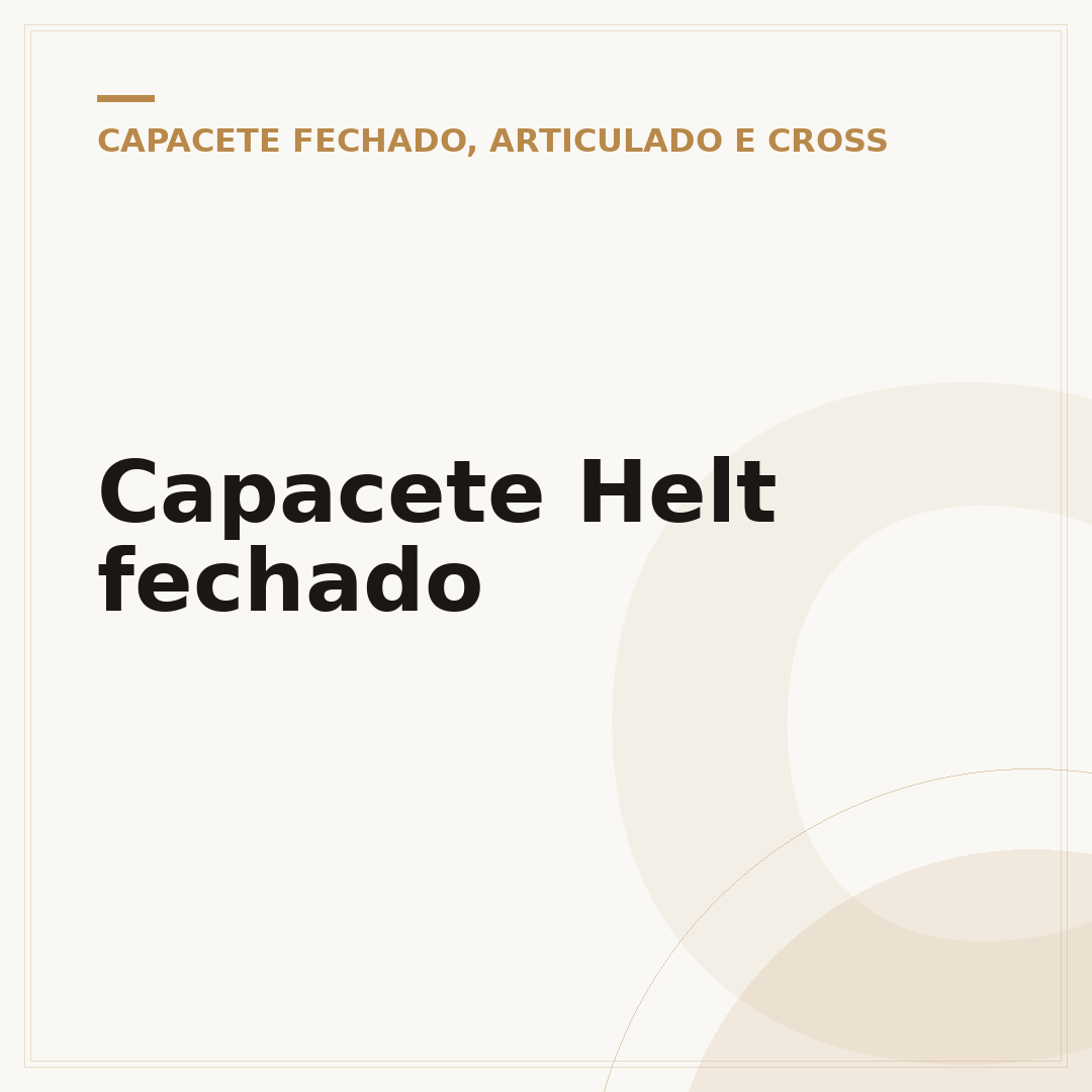 Capacete Helt fechado