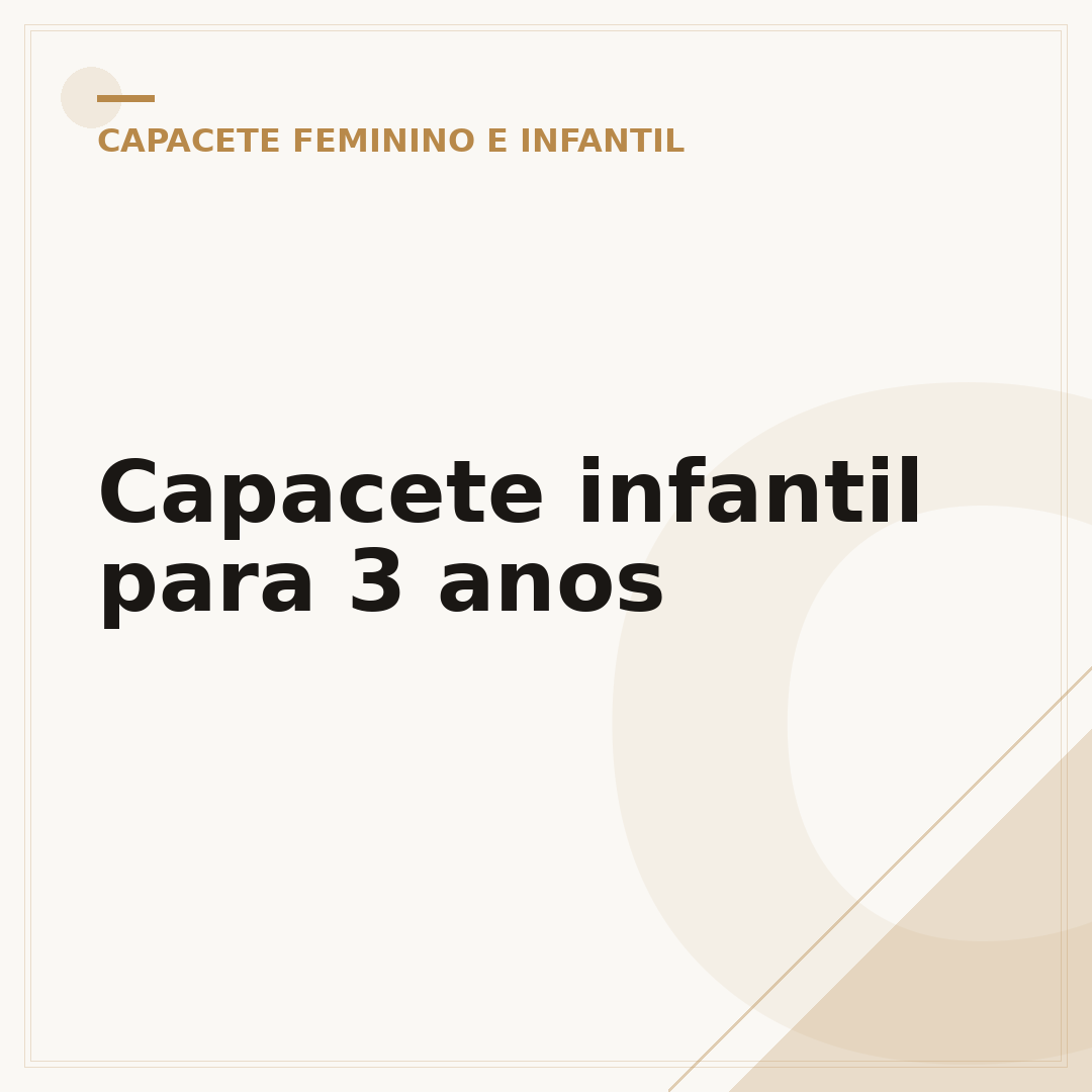 Capacete infantil para 3 anos