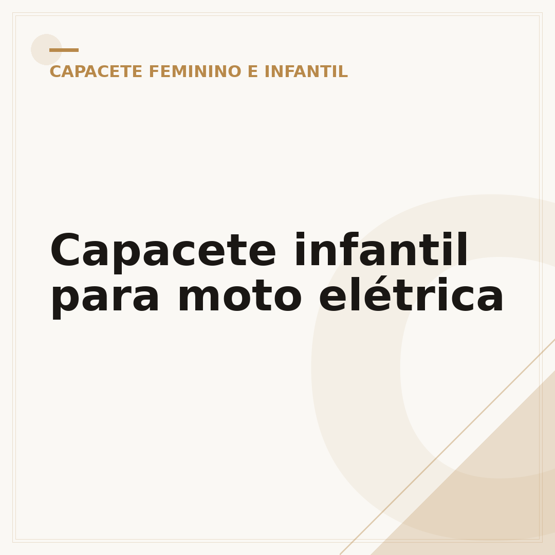 Capacete infantil para moto elétrica