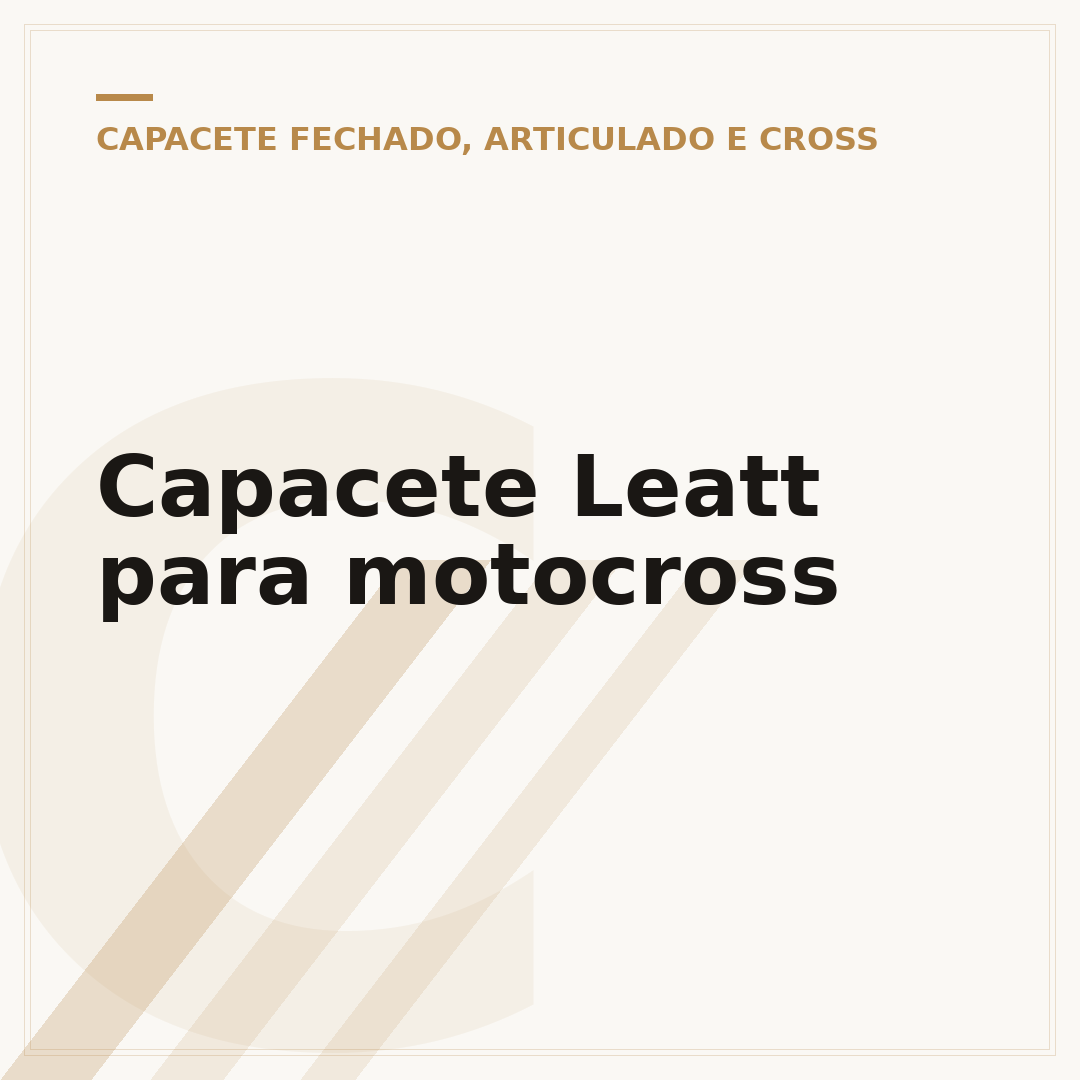 Capacete Leatt para motocross