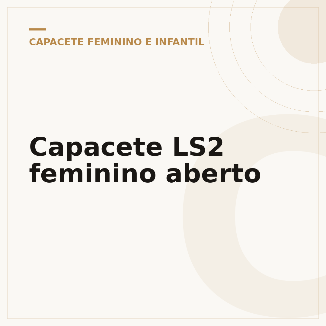 Capacete LS2 feminino aberto