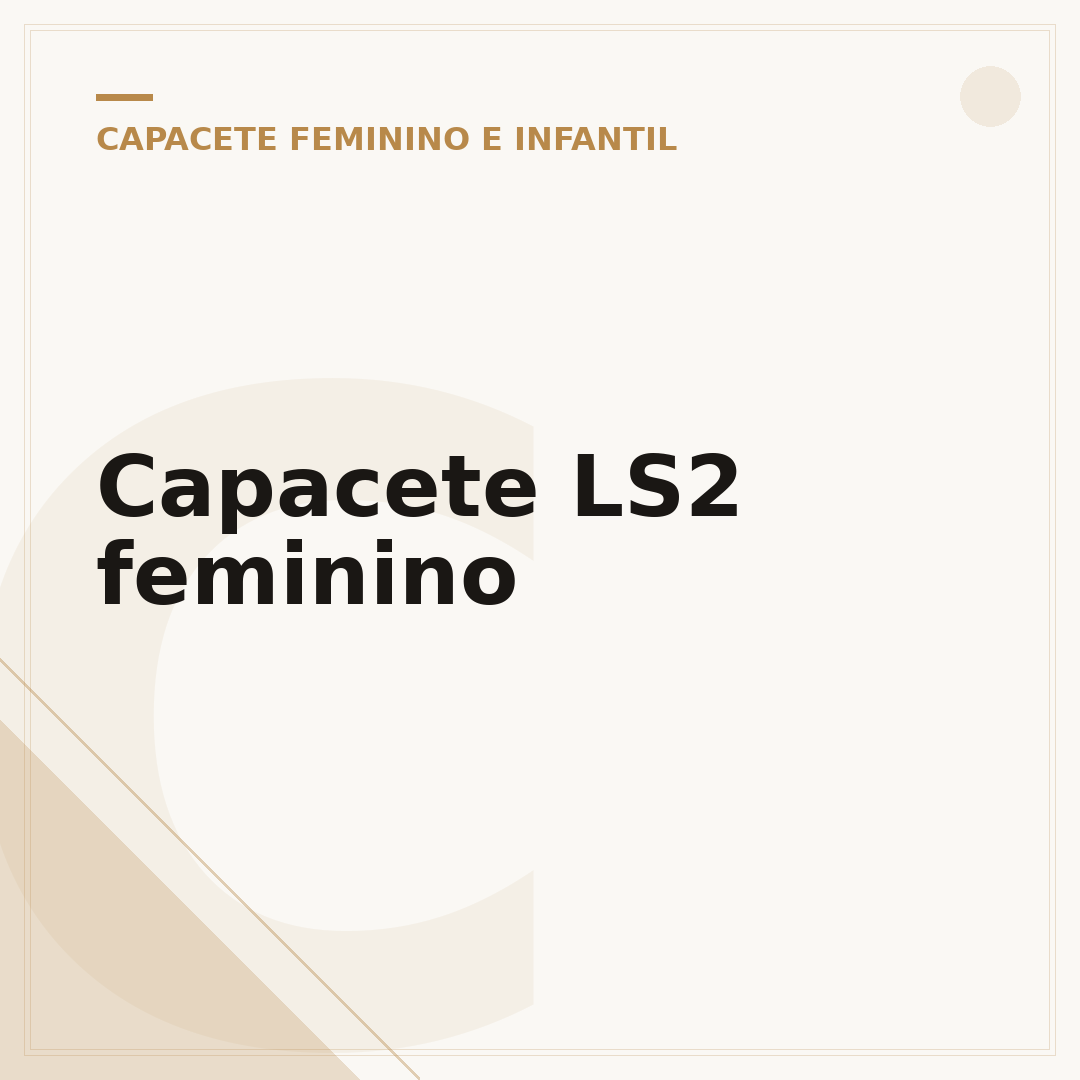Capacete LS2 feminino
