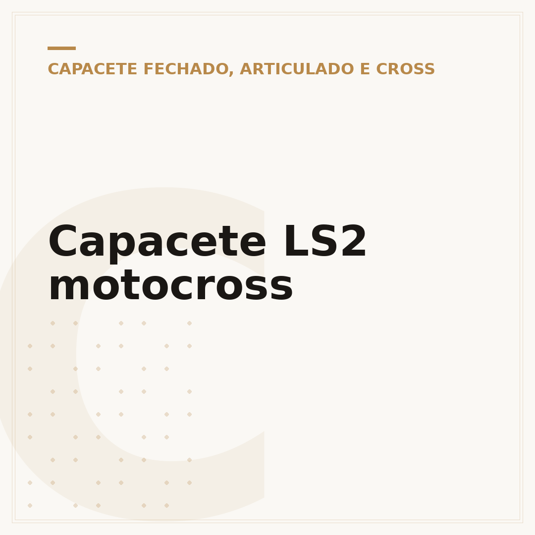 Capacete LS2 motocross