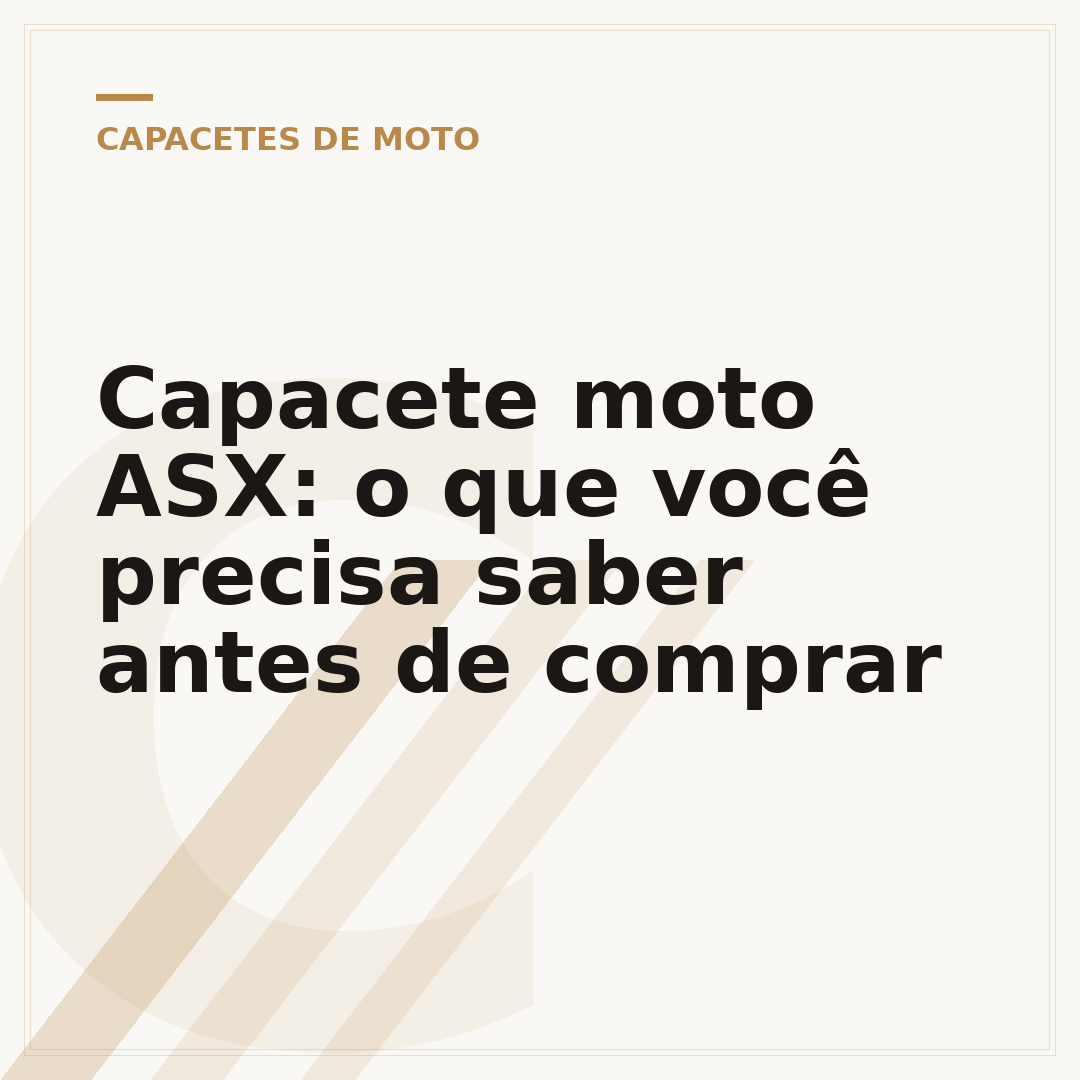 Capacete moto ASX: o que você precisa saber antes de comprar