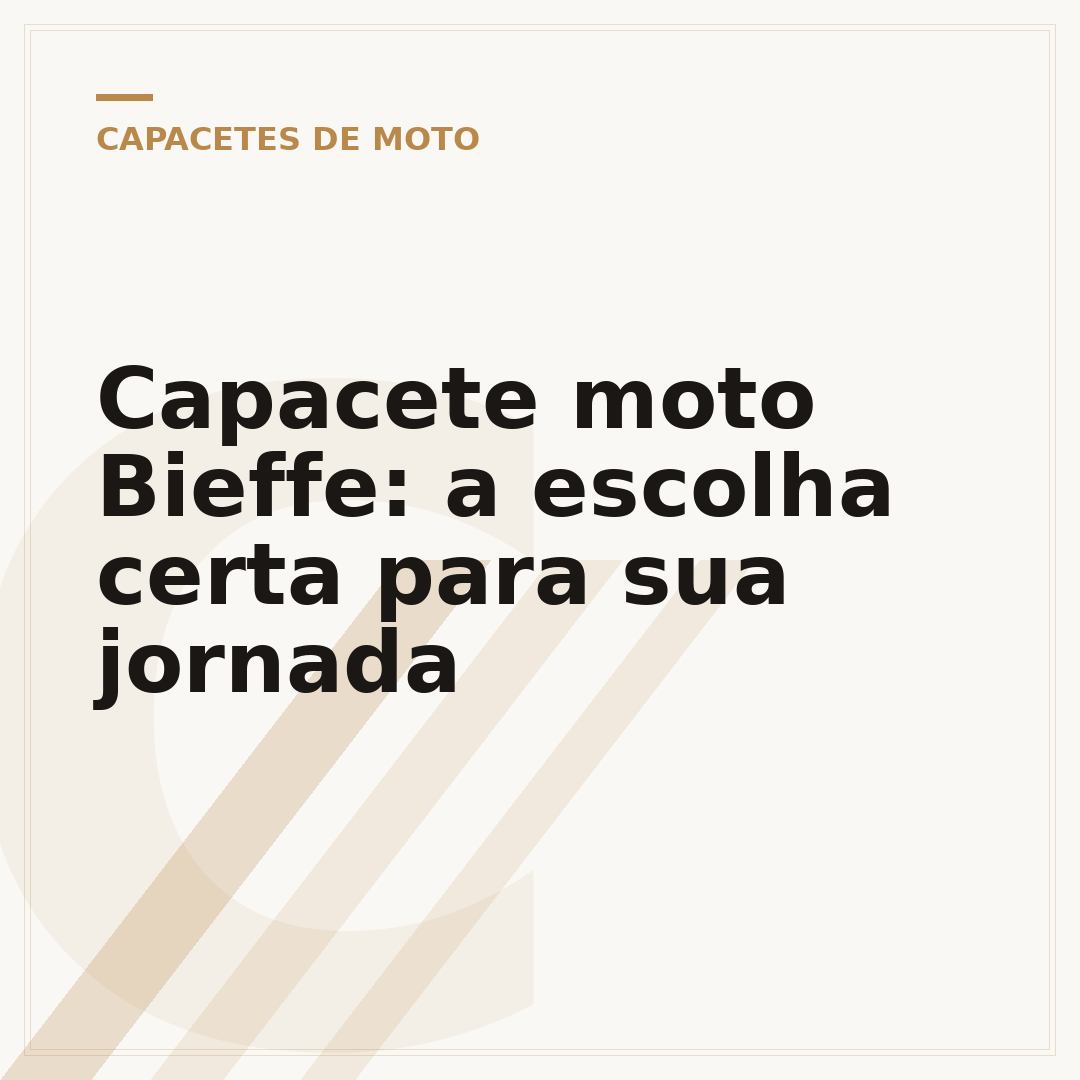 Capacete moto Bieffe: a escolha certa para sua jornada