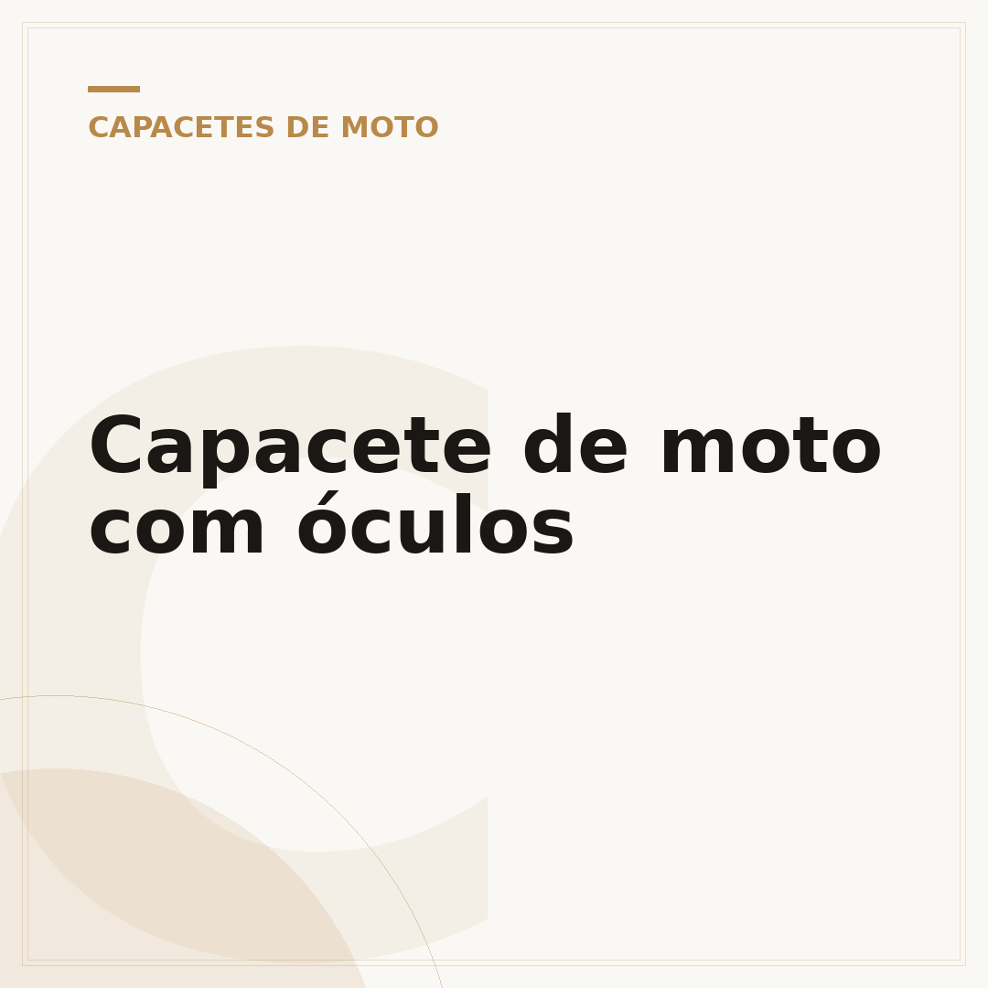 Capacete de moto com óculos