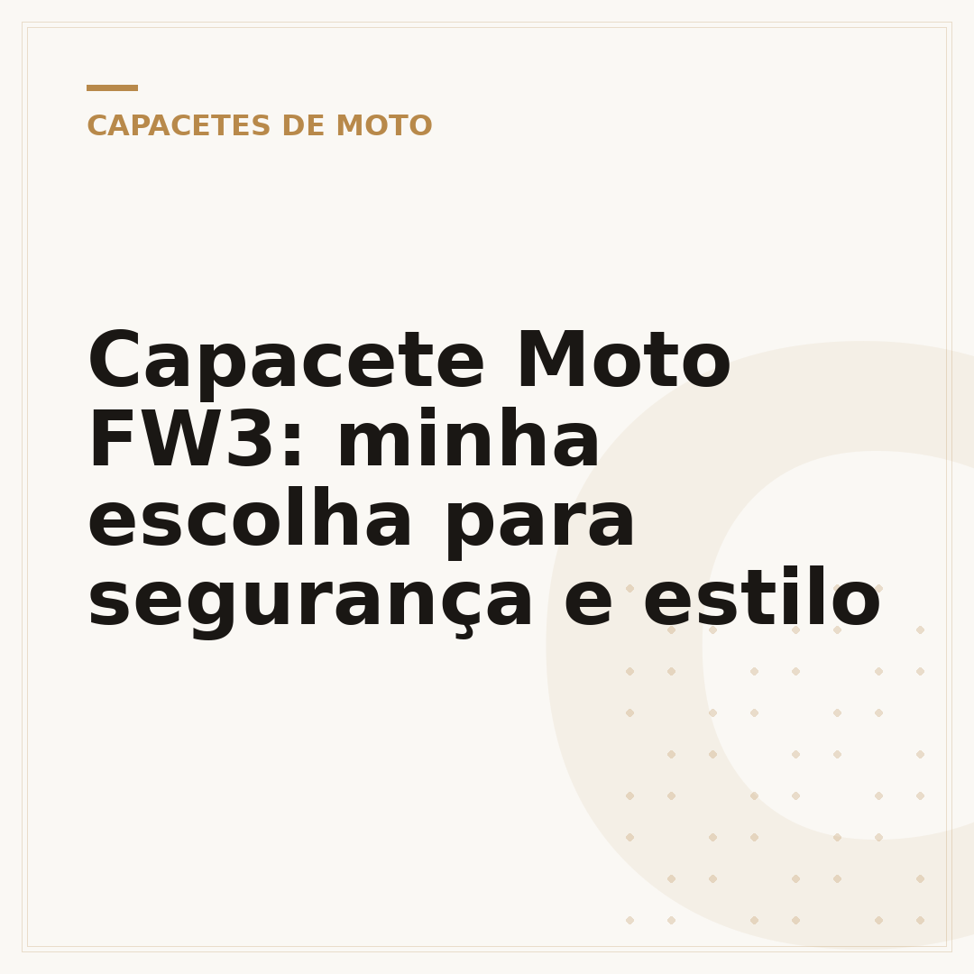 Capacete Moto FW3: minha escolha para segurança e estilo