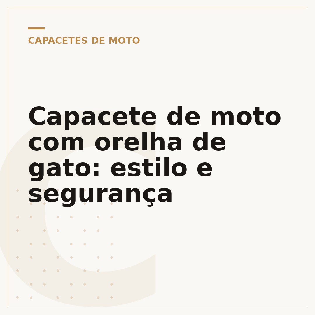 Capacete de moto com orelha de gato: estilo e segurança