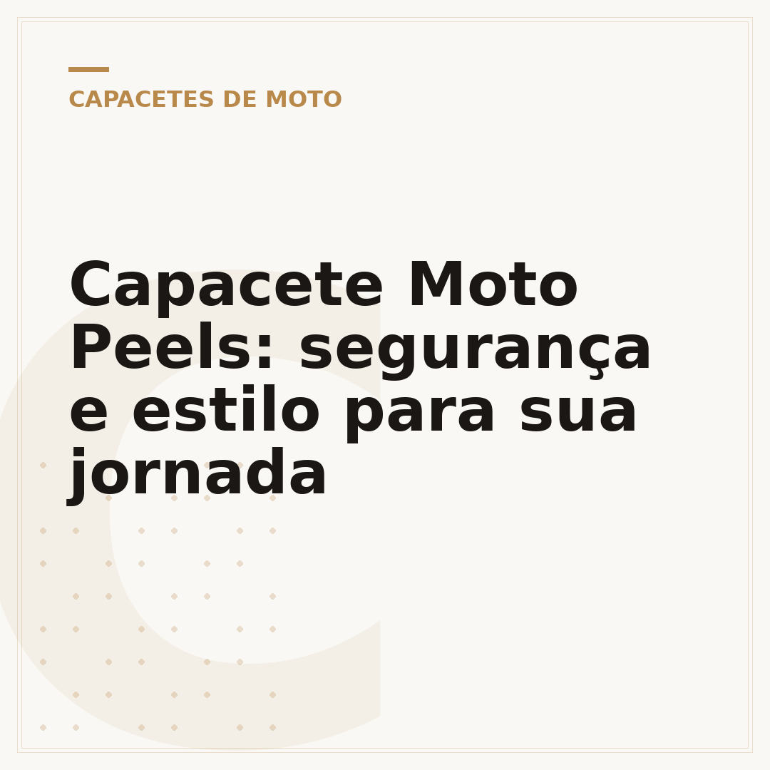 Capacete Moto Peels: segurança e estilo para sua jornada
