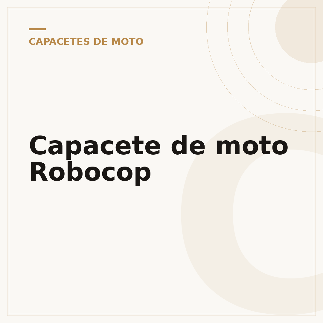 Capacete de moto Robocop