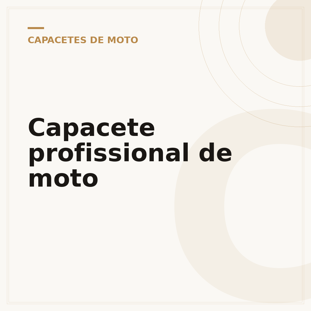Capacete profissional de moto