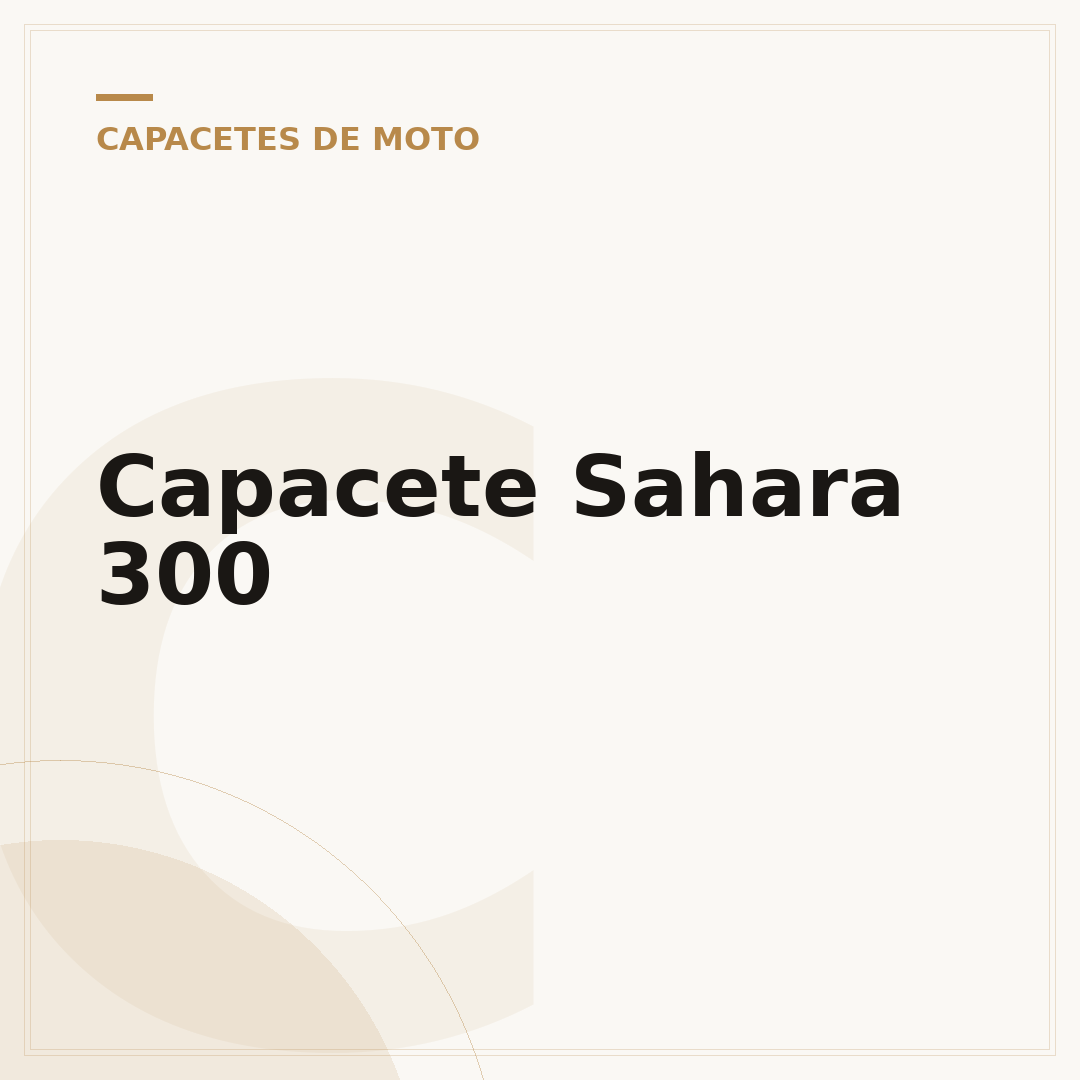 Capacete Sahara 300