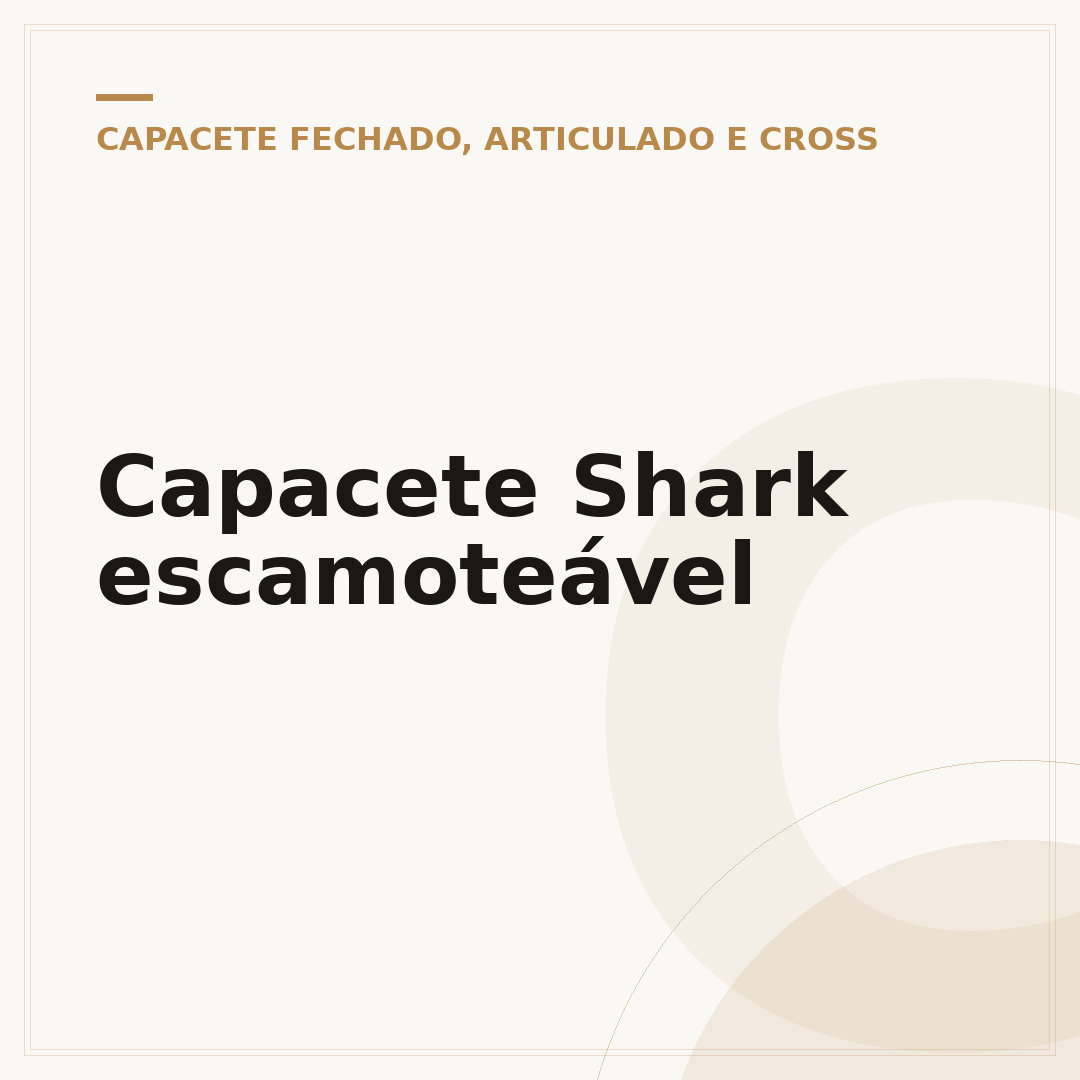 Capacete Shark escamoteável