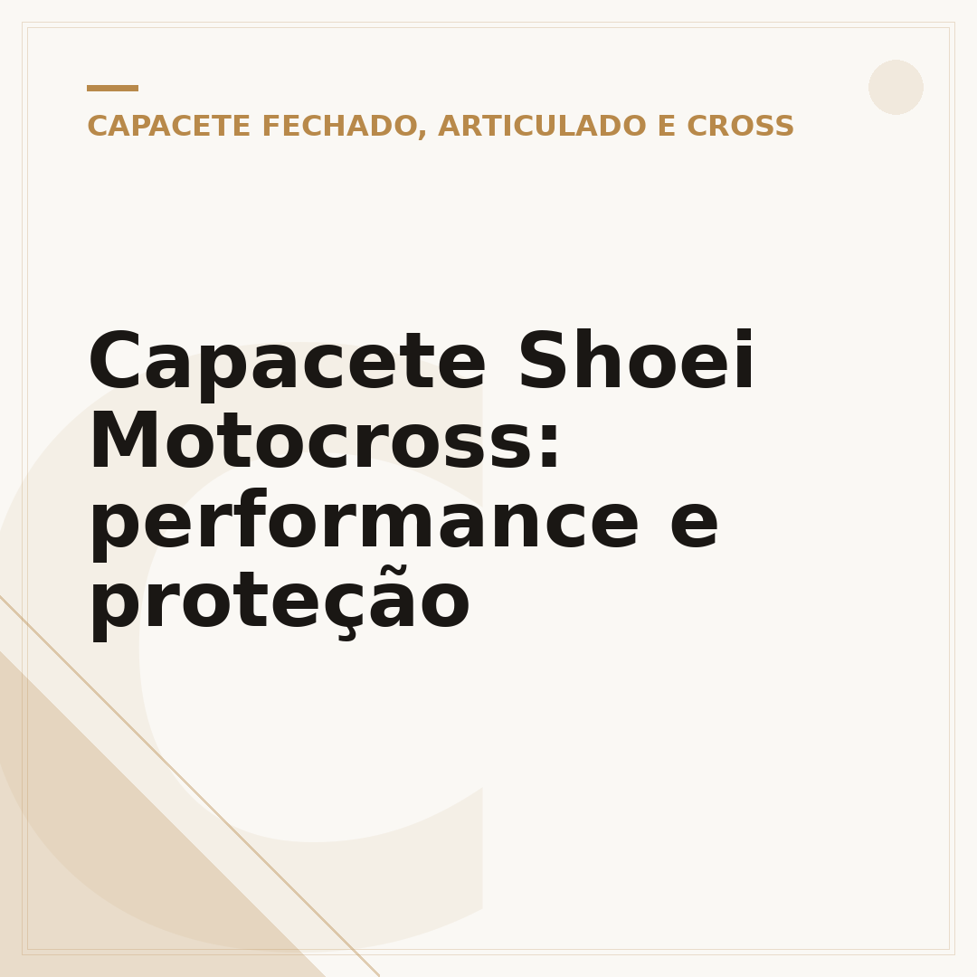 Capacete Shoei Motocross: performance e proteção