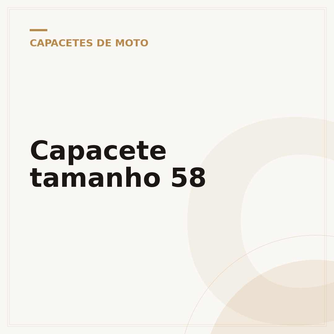 Capacete tamanho 58