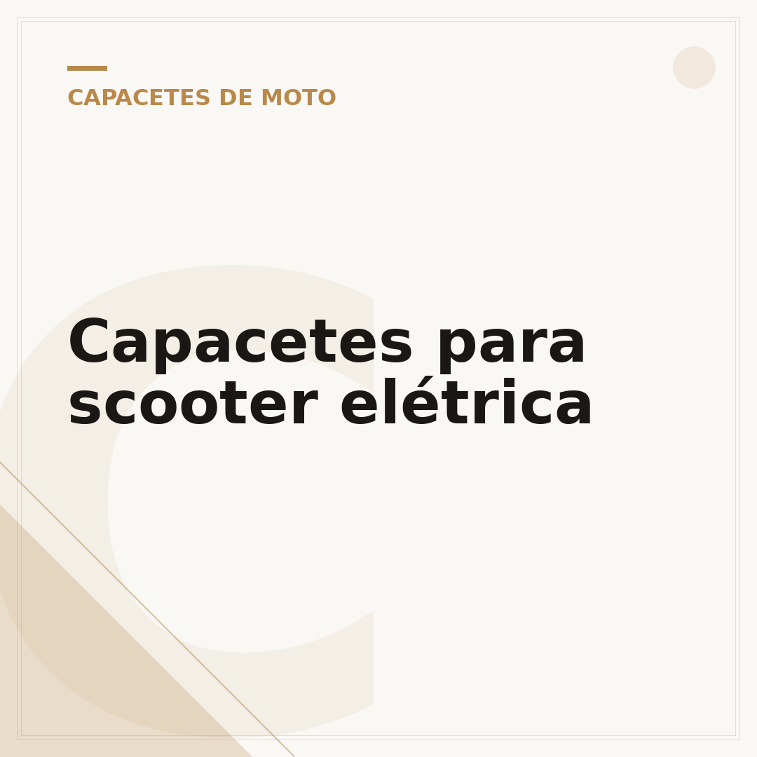 Capacetes para scooter elétrica