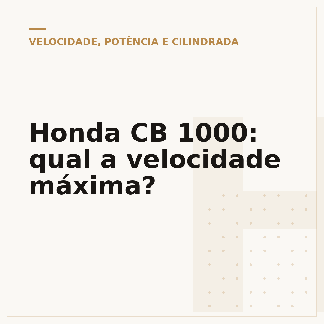 Honda CB 1000: qual a velocidade máxima?