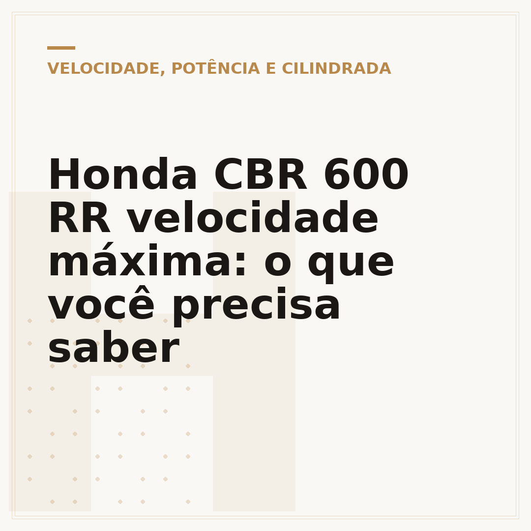 Honda CBR 600 RR velocidade máxima: o que você precisa saber