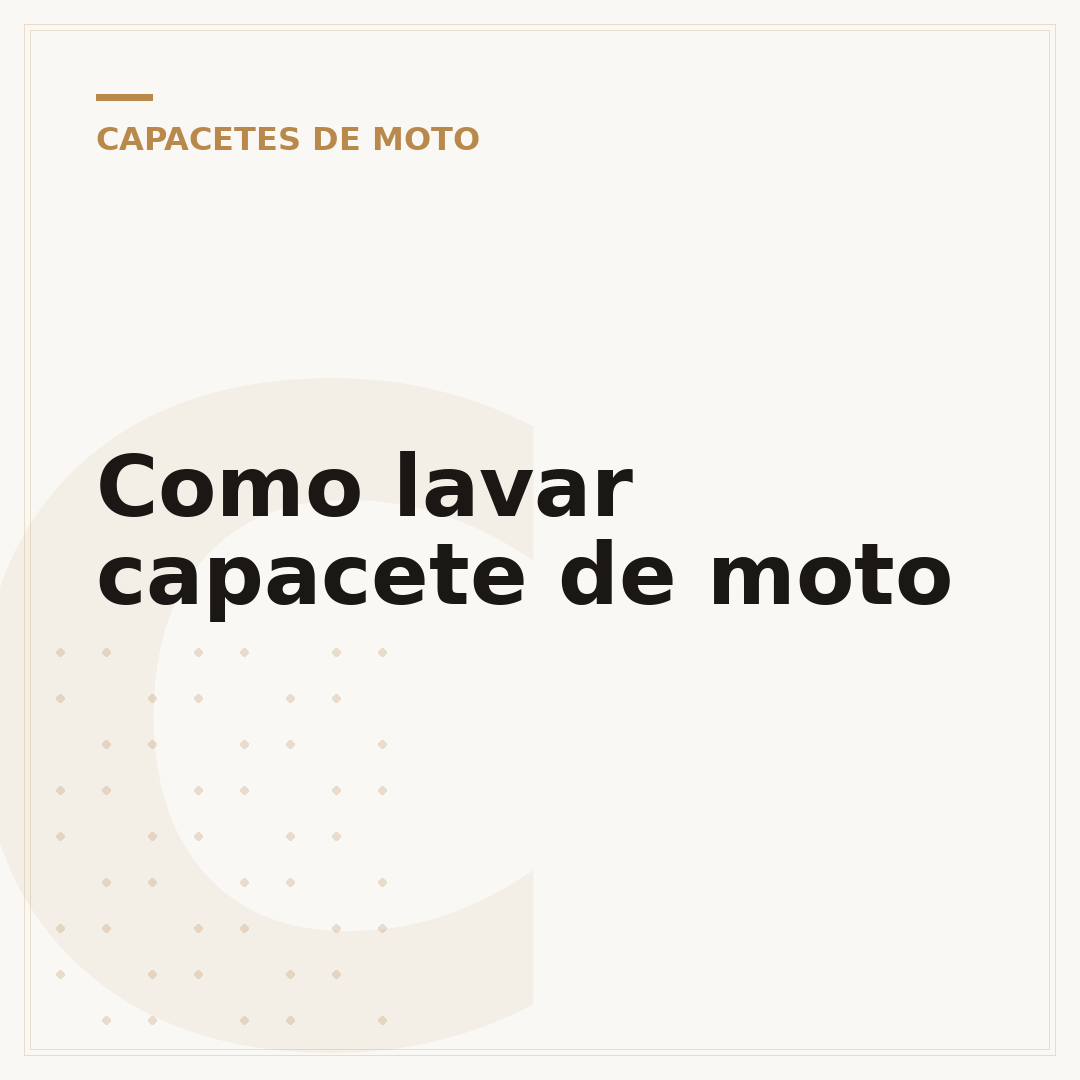 Como lavar capacete de moto
