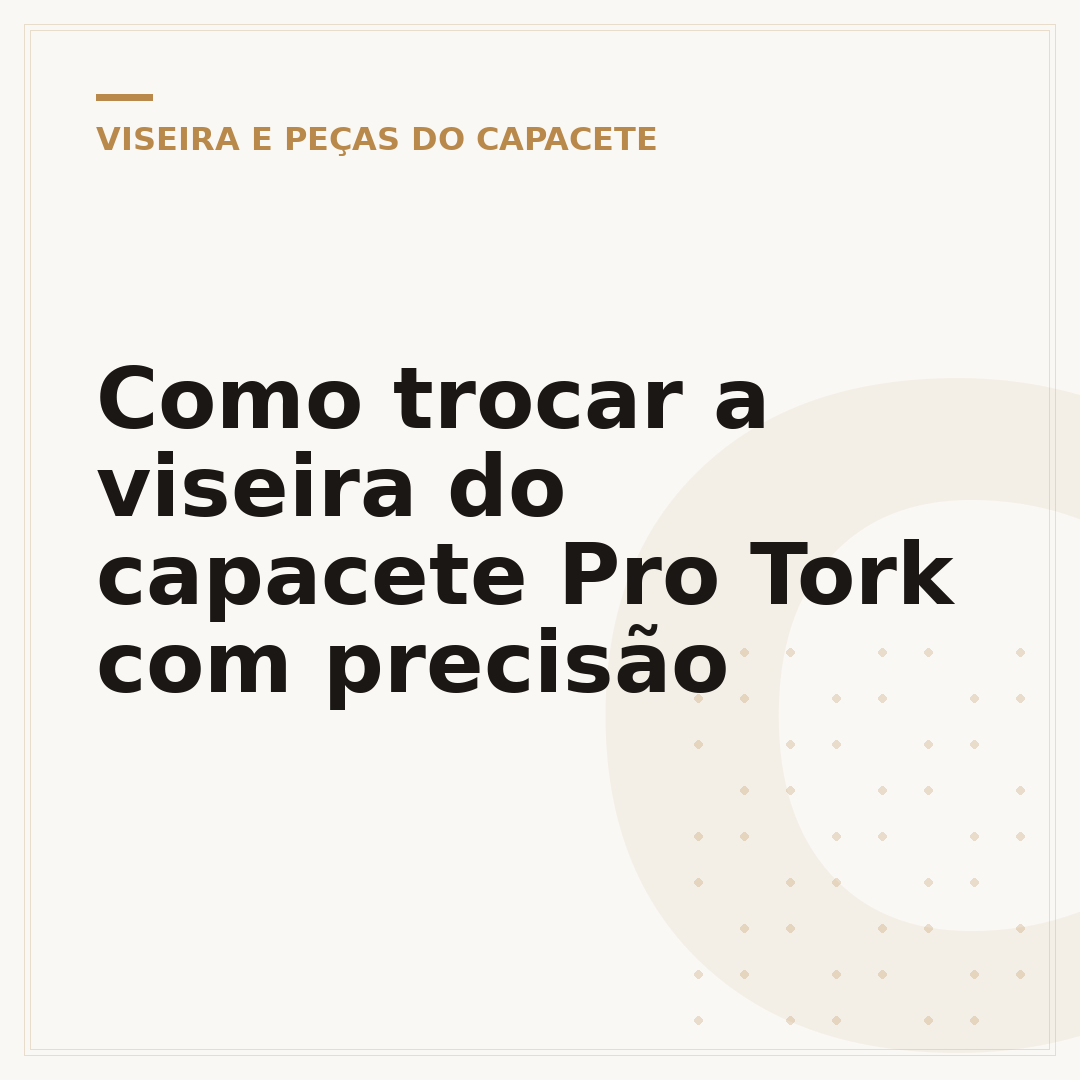 Como trocar a viseira do capacete Pro Tork com precisão