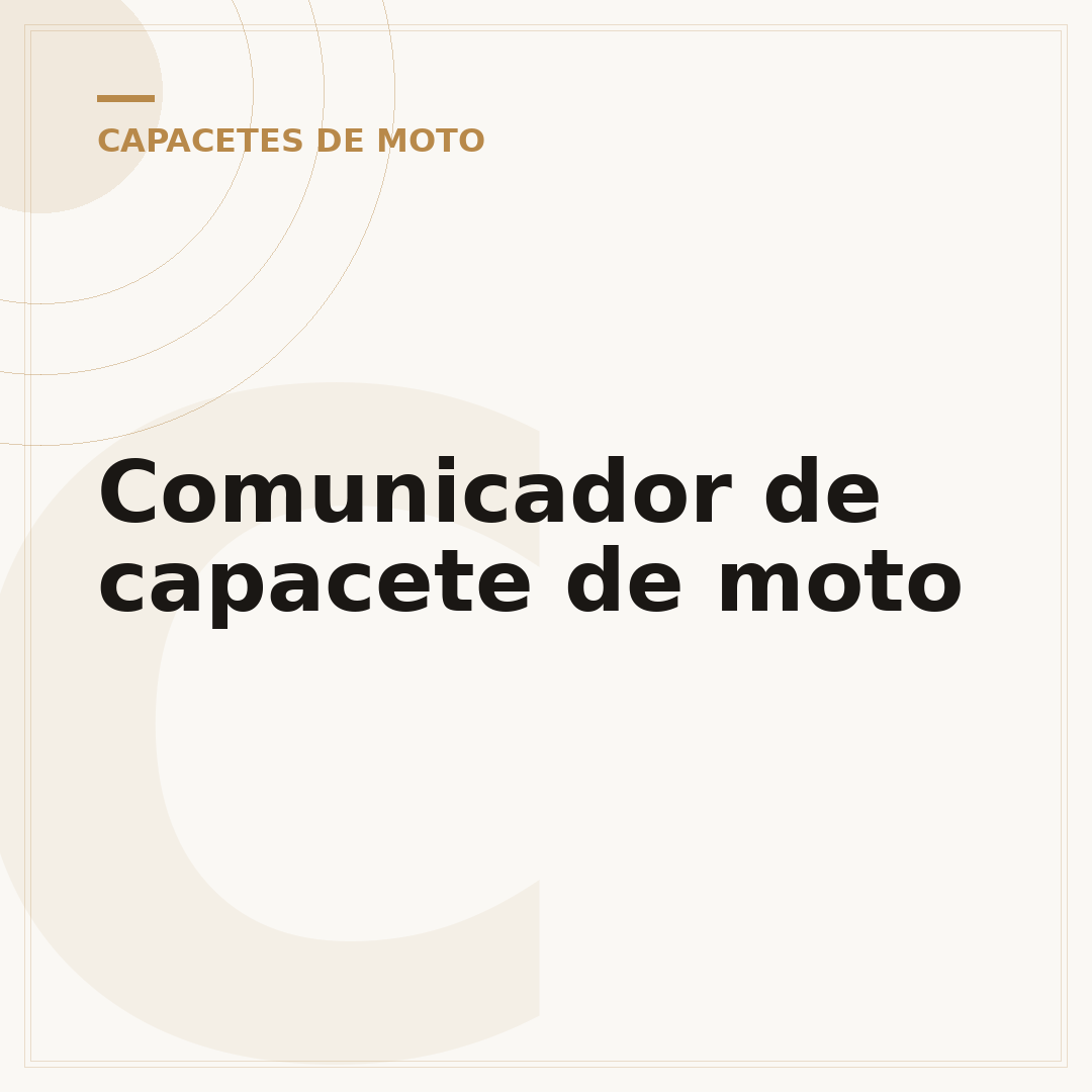 Comunicador de capacete de moto