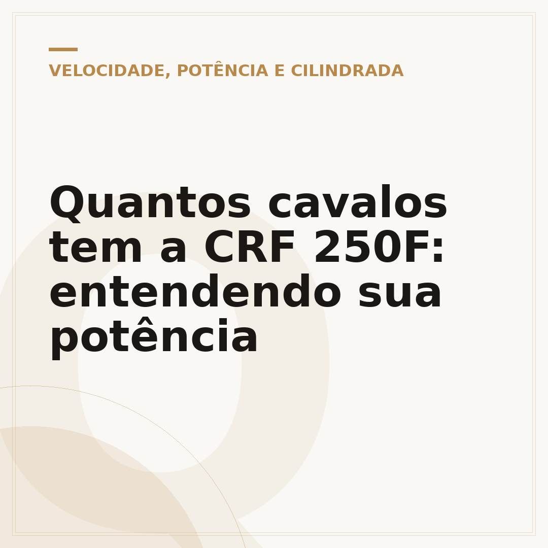 Quantos cavalos tem a CRF 250F: entendendo sua potência