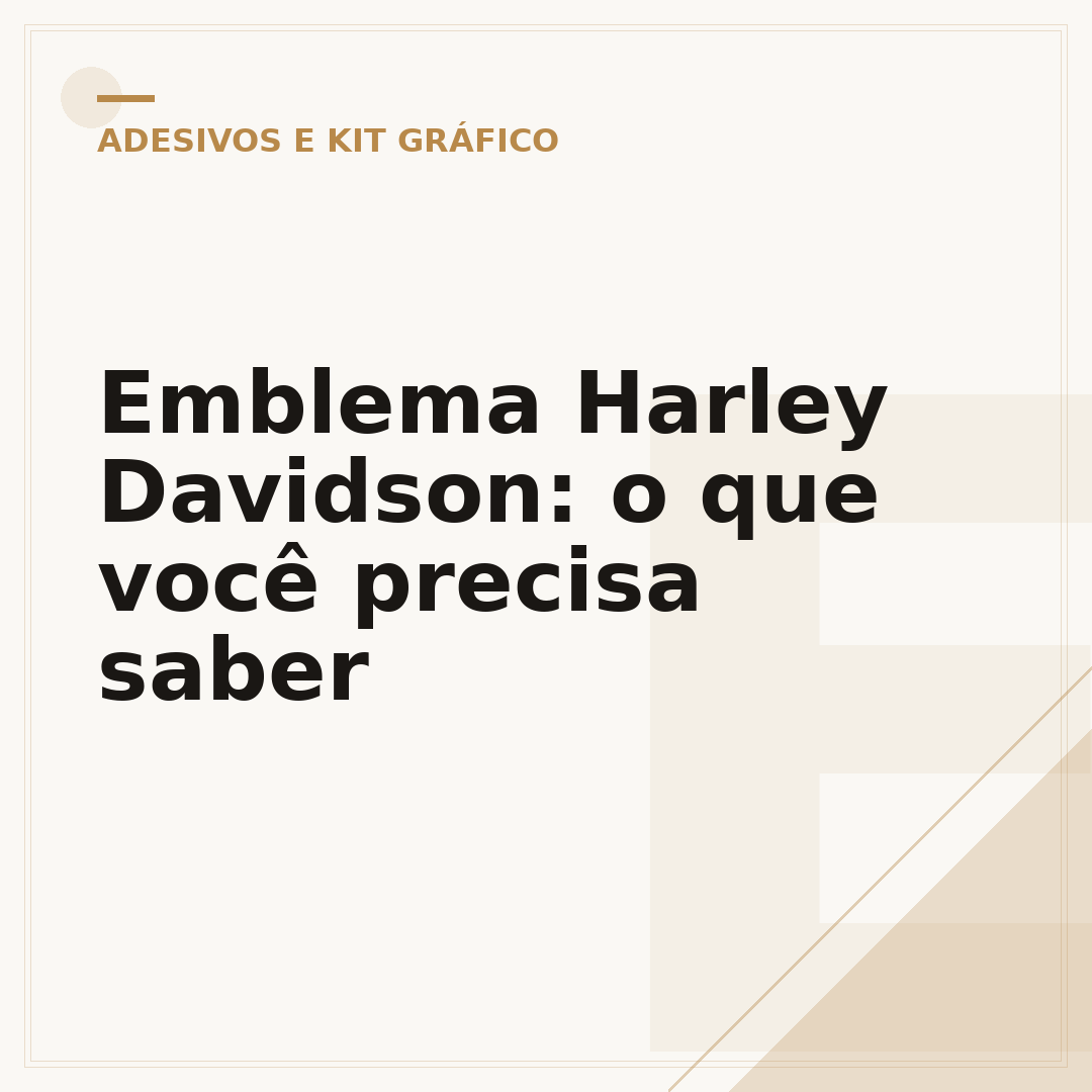 Emblema Harley Davidson: o que você precisa saber