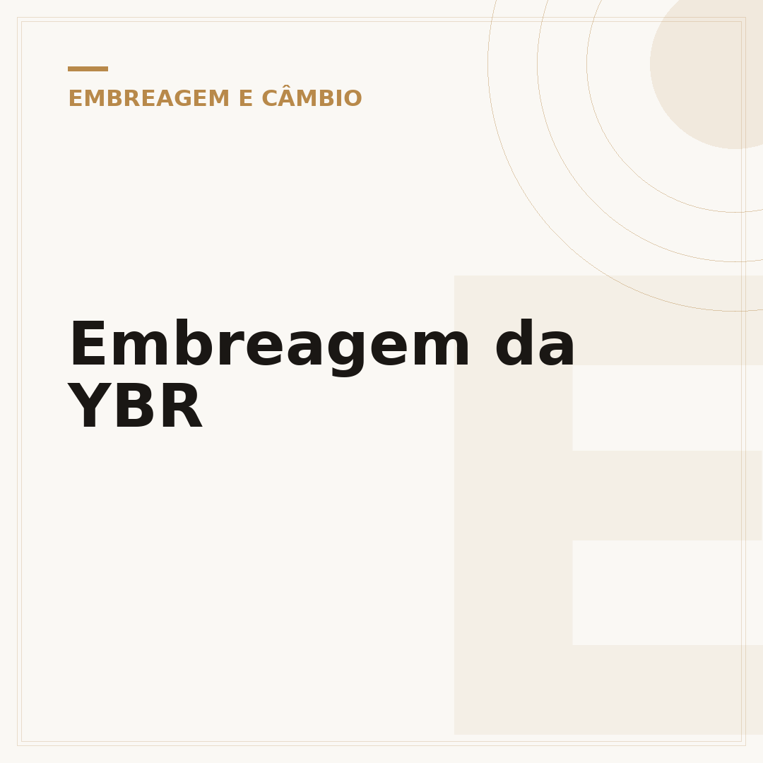 Embreagem da YBR
