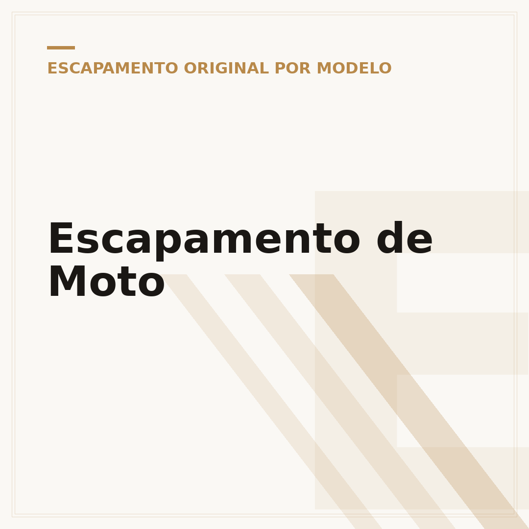 Escapamento de Moto
