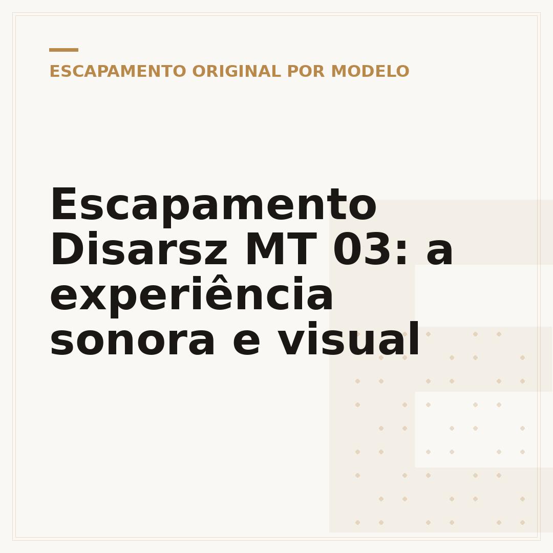 Escapamento Disarsz MT 03: a experiência sonora e visual