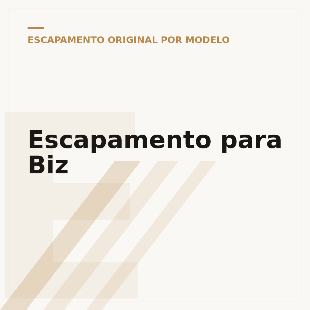Escapamento para Biz