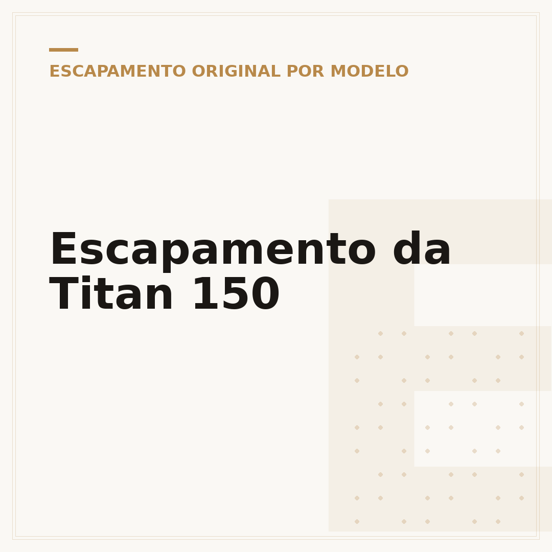 Escapamento da Titan 150