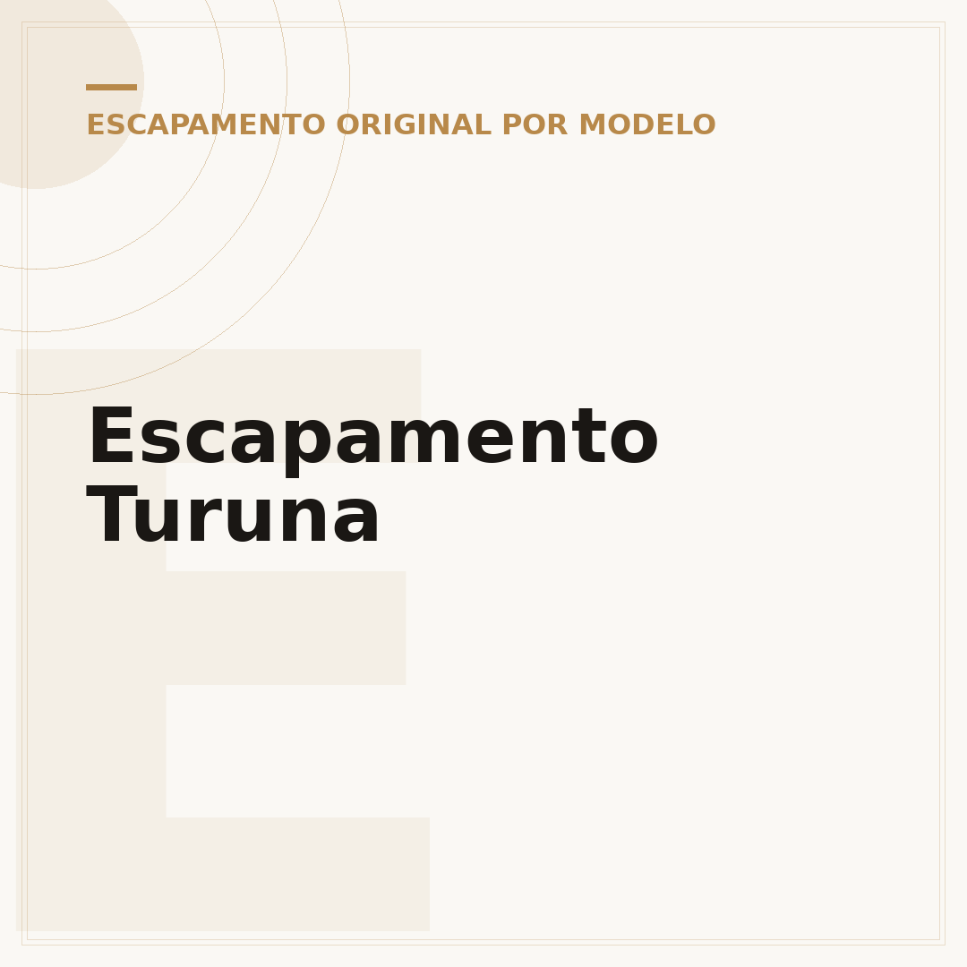 Escapamento Turuna