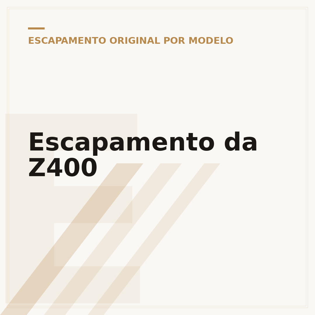 Escapamento da Z400