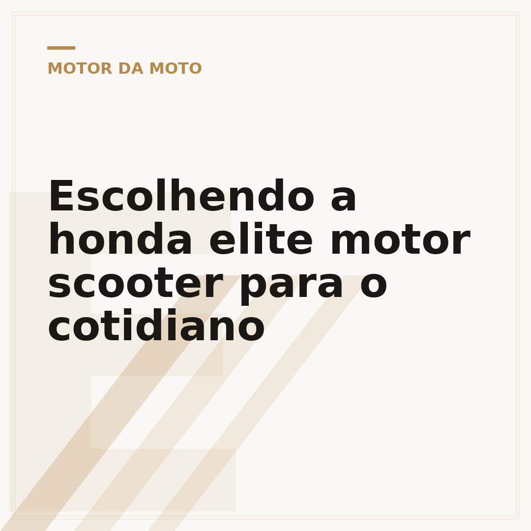 Escolhendo a honda elite motor scooter para o cotidiano
