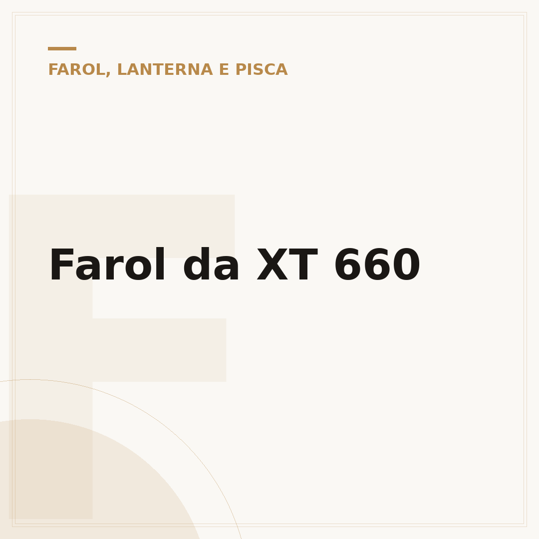 Farol da XT 660
