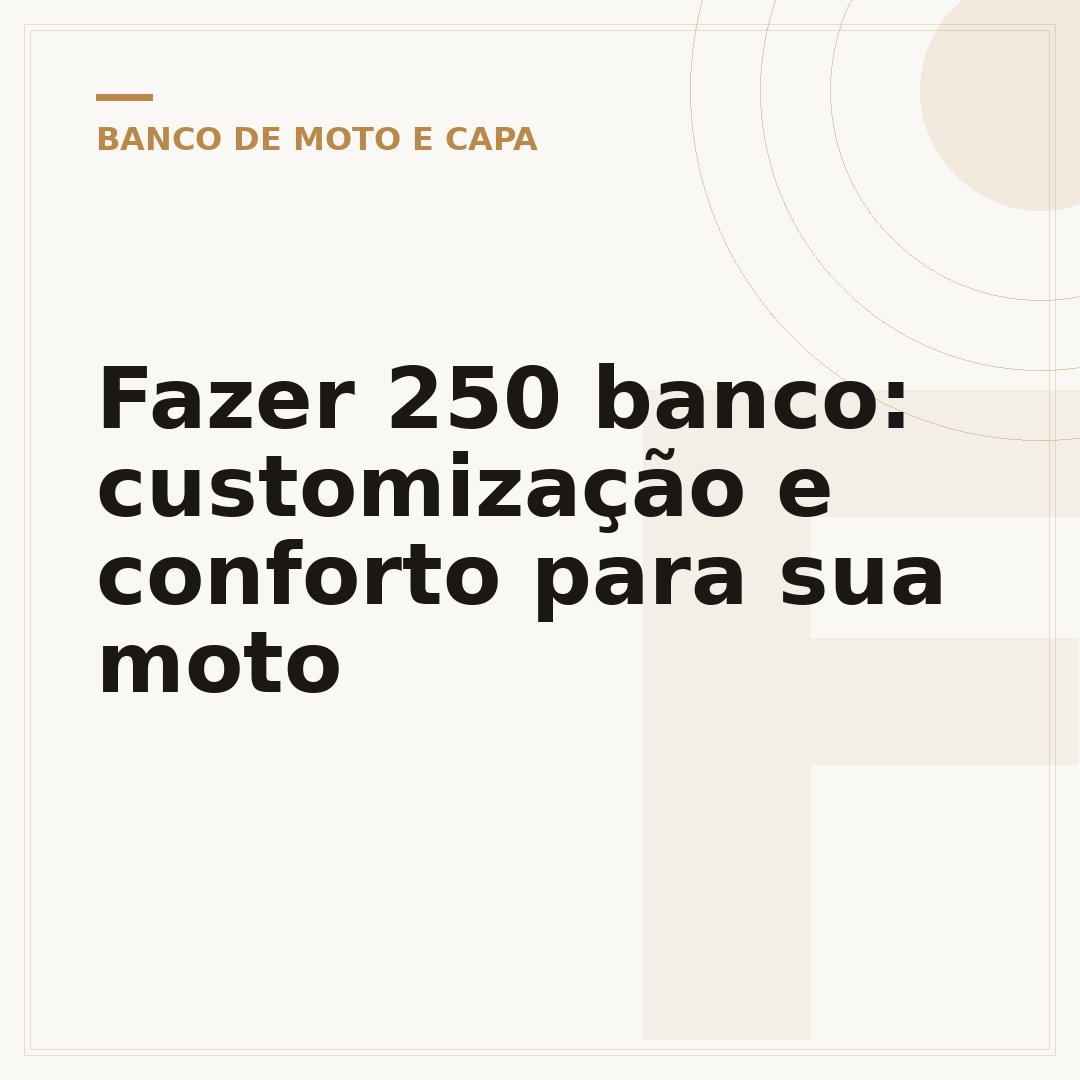 Fazer 250 banco: customização e conforto para sua moto