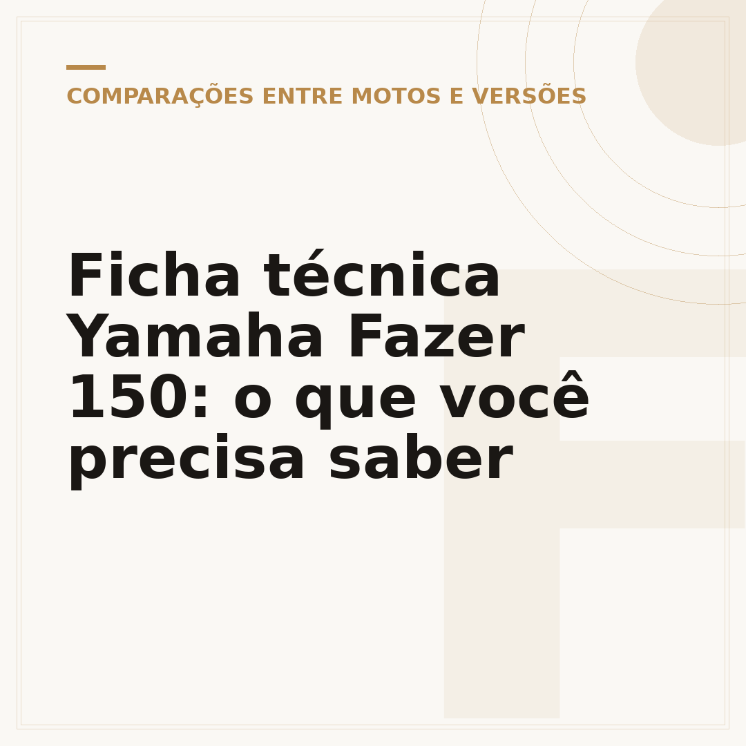 Ficha técnica Yamaha Fazer 150: o que você precisa saber