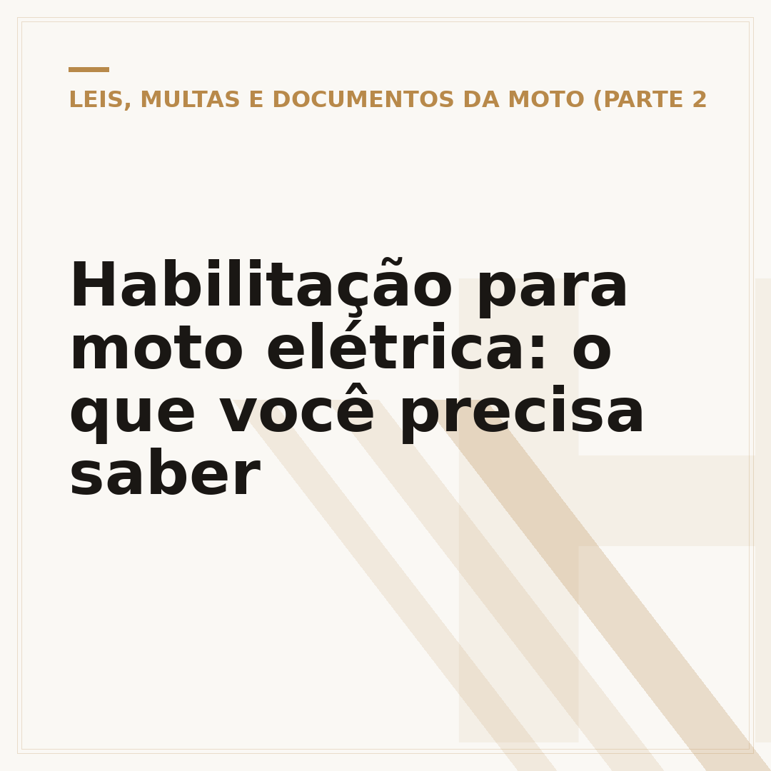 Habilitação para moto elétrica: o que você precisa saber