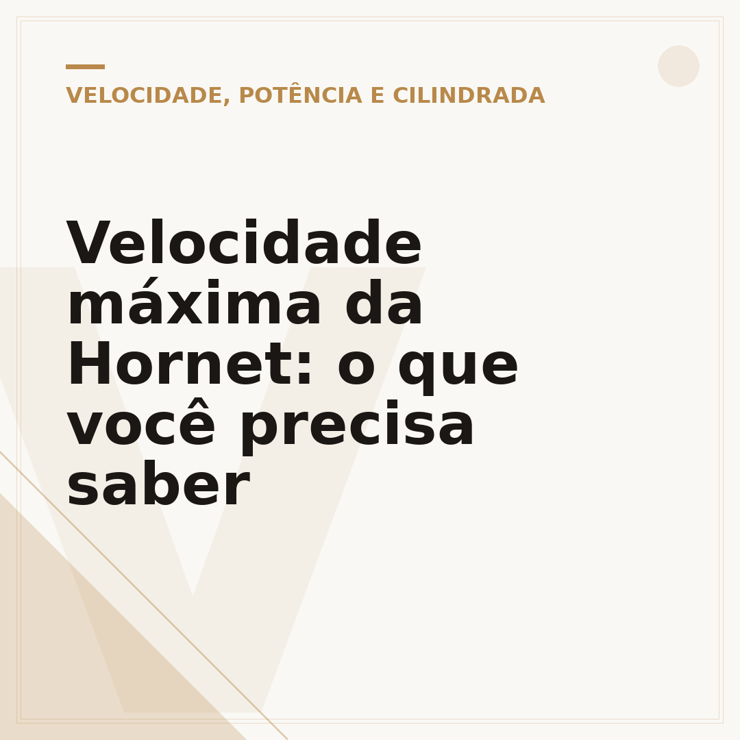 Velocidade máxima da Hornet: o que você precisa saber