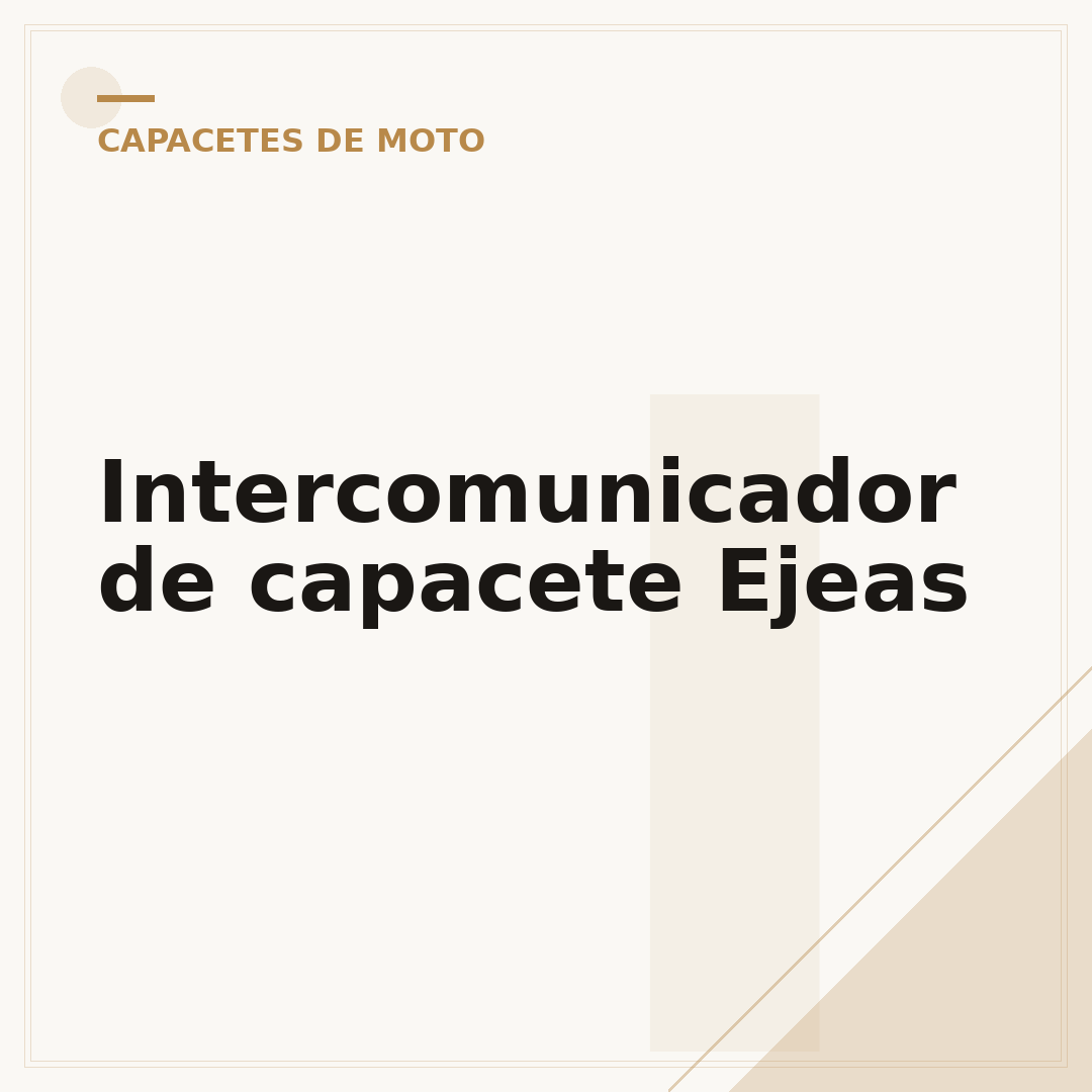 Intercomunicador de capacete Ejeas