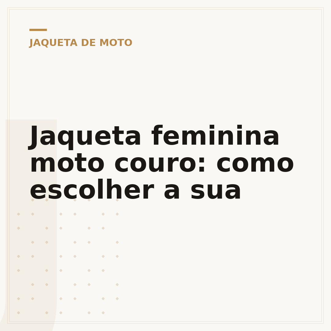Jaqueta feminina moto couro: como escolher a sua